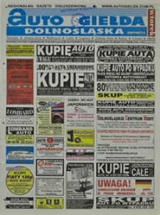 Auto Giełda Dolnośląska : regionalna gazeta ogłoszeniowa, 2003, nr 83 (1045) [26.08]