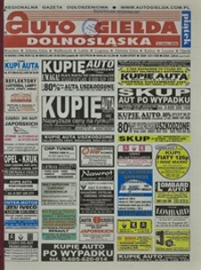 Auto Giełda Dolnośląska : regionalna gazeta ogłoszeniowa, 2003, nr 84 (1046) [29.08]