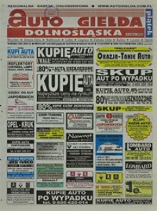 Auto Giełda Dolnośląska : regionalna gazeta ogłoszeniowa, 2003, nr 89 (1051) [12.09]