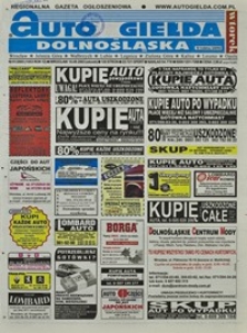 Auto Giełda Dolnośląska : regionalna gazeta ogłoszeniowa, 2003, nr 91 (1053) [16.09]