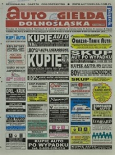 Auto Giełda Dolnośląska : regionalna gazeta ogłoszeniowa, 2003, nr 92 (1054) [19.09]