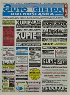 Auto Giełda Dolnośląska : regionalna gazeta ogłoszeniowa, 2003, nr 93 (1055) [23.09]