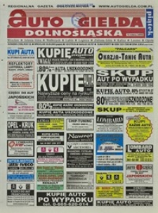 Auto Giełda Dolnośląska : regionalna gazeta ogłoszeniowa, 2003, nr 94 (1056) [26.09]