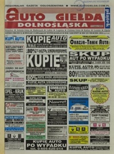 Auto Giełda Dolnośląska : regionalna gazeta ogłoszeniowa, 2003, nr 97 (1059) [3.10]