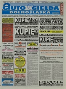 Auto Giełda Dolnośląska : regionalna gazeta ogłoszeniowa, 2003, nr 106 (1068) [28.10]