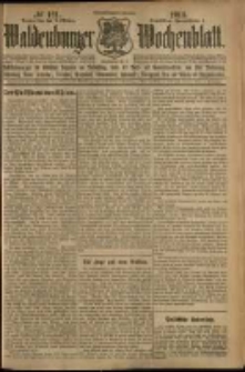 Waldenburger Wochenblatt, Jg. 59, 1913, nr 121