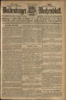 Waldenburger Wochenblatt, Jg. 59, 1913, nr 144