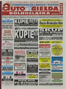 Auto Giełda Dolnośląska : regionalna gazeta ogłoszeniowa, 2003, nr 109 (1071) [7.11]