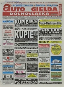 Auto Giełda Dolnośląska : regionalna gazeta ogłoszeniowa, 2003, nr 111 (1073) [14.11]