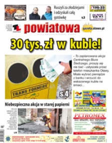 Gazeta Powiatowa - Wiadomości Oławskie, 2016, nr 3