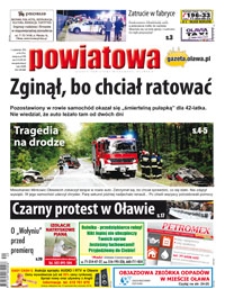 Gazeta Powiatowa - Wiadomości Oławskie, 2016, nr 40