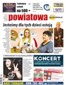 Gazeta Powiatowa - Wiadomości Oławskie, 2016, nr 52
