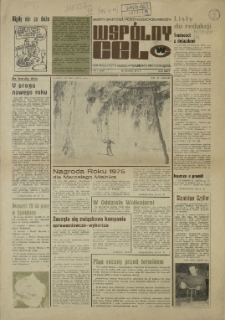 Wspólny cel : gazeta samorządu robotniczego "Celwiskozy", 1976, nr 1 (628)