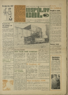 Wspólny cel : gazeta samorządu robotniczego "Celwiskozy", 1976, nr 10 (637)