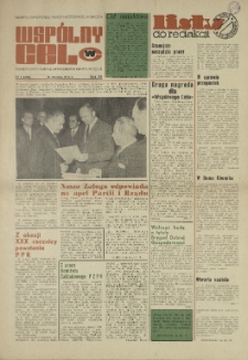 Wspólny cel : Gazeta samorządu robotniczego "Celwiskozy", 1972, nr 3 (486)