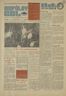 Wspólny cel : Gazeta samorządu robotniczego "Celwiskozy", 1972, nr 9 (492)