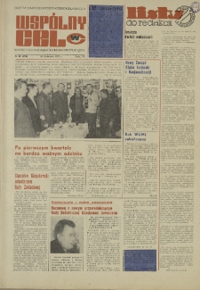 Wspólny cel : Gazeta samorządu robotniczego "Celwiskozy", 1972, nr 11 (494)