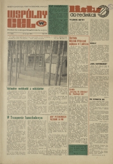 Wspólny cel : Gazeta samorządu robotniczego "Celwiskozy", 1972, nr 16 (499)