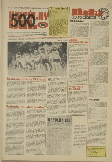 Wsp&oacute;lny cel : Gazeta samorządu robotniczego "Celwiskozy", 1972, nr 17 (500)