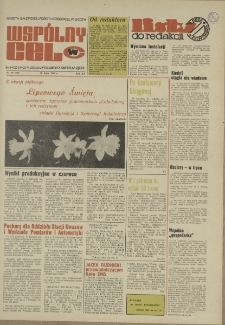 Wspólny cel : Gazeta samorządu robotniczego "Celwiskozy", 1972, nr 20 (503)