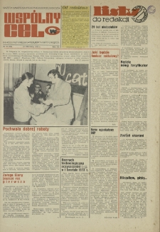 Wspólny cel : Gazeta samorządu robotniczego "Celwiskozy", 1972, nr 34 (517)