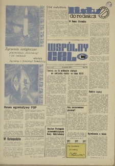 Wspólny cel : Gazeta samorządu robotniczego "Celwiskozy", 1972, nr 35 (517!)