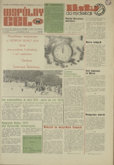 Wspólny cel : Gazeta samorządu robotniczego "Celwiskozy", 1972, nr 36 (519)