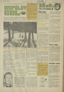 Wspólny cel : Gazeta samorządu robotniczego "Celwiskozy", 1973, nr 1 (520)