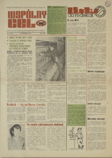 Wspólny cel : Gazeta samorządu robotniczego "Celwiskozy", 1973, nr 2 (521)