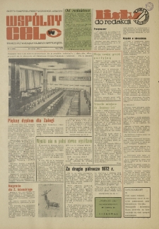 Wspólny cel : Gazeta samorządu robotniczego "Celwiskozy", 1973, nr 4 (523)