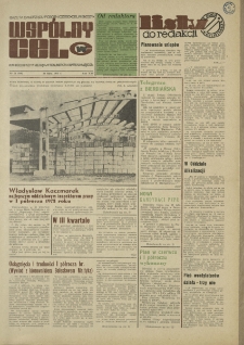 Wspólny cel : Gazeta samorządu robotniczego "Celwiskozy", 1973, nr 21 (540)