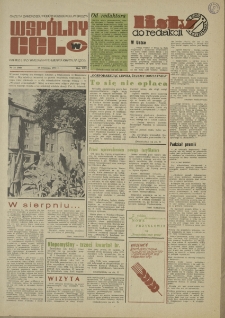 Wspólny cel : Gazeta samorządu robotniczego "Celwiskozy", 1973, nr 25 (544)