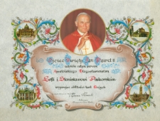 Błogosławieństwo Ojca Świętego [Dokument życia społecznego]