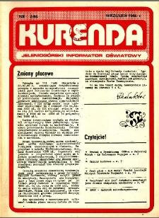 Kurenda : jeleniog&oacute;rski informator oświatowy, 1986, nr 2 (2)