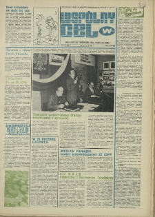 Wspólny cel : gazeta samorządu robotniczego ZWChem."Chemitex-Celwiskoza", 1981, nr 18 (825)