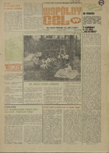 Wspólny cel : gazeta samorządu robotniczego ZWChem."Chemitex-Celwiskoza", 1981, nr 22 (829)