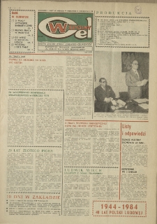 Wspólny cel : gazeta załogi ZWCH "Chemitex-Celwiskoza", 1984, nr 3 (904)