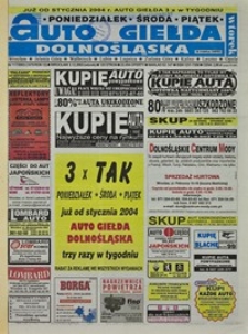 Auto Giełda Dolnośląska : regionalna gazeta ogłoszeniowa, 2003, nr 117 (1079) [2.12]
