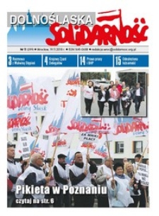 Dolnośląska Solidarność, 2018, nr 11 (399)