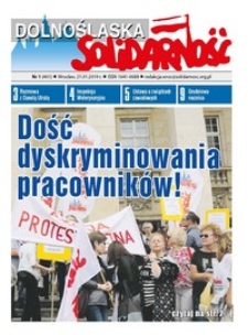 Dolnośląska Solidarność, 2019, nr 1 (401)