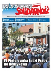 Dolnośląska Solidarność, 2019, nr 5 (405)