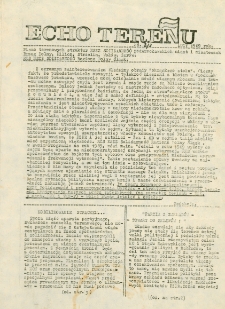 Echo Terenu. Pismo terenowych struktur NSZZ Solidarność podwrocławskich miast i miasteczek nr 2/3 [16 lutego 1989] [Dokument elektryczny]