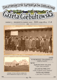 Gazeta Giebułtowska : dwumiesięcznik sympatyków Giebułtowa, 2012, nr 3