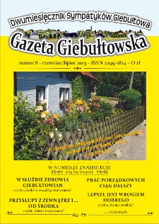 Gazeta Giebułtowska : dwumiesięcznik sympatyków Giebułtowa, 2013, nr 8