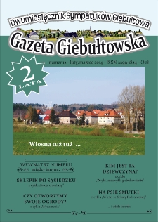 Gazeta Giebułtowska : dwumiesięcznik sympatyk&oacute;w Giebułtowa, 2014, nr 12
