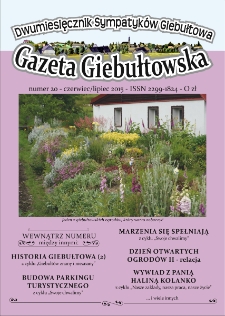 Gazeta Giebułtowska : dwumiesięcznik sympatyków Giebułtowa, 2015, nr 20