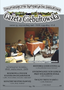 Gazeta Giebułtowska : dwumiesięcznik sympatyków Giebułtowa, 2016, nr 23