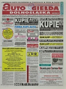 Auto Giełda Dolnośląska : regionalna gazeta ogłoszeniowa, 2004, nr 4 (1092) [12.01]