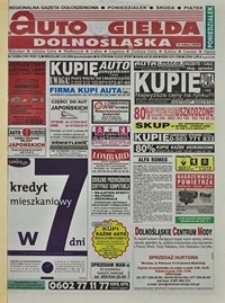 Auto Giełda Dolnośląska : regionalna gazeta ogłoszeniowa, 2004, nr 13 (1101) [2.02]