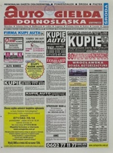 Auto Giełda Dolnośląska : regionalna gazeta ogłoszeniowa, 2004, nr 14 (1102) [4.02]